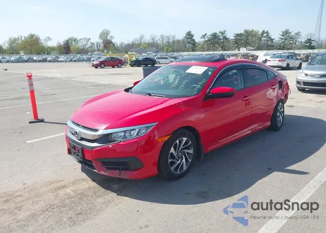 2017 Honda Civic Ex from USA, damaged, VIN 2HGFC2F75HH500911